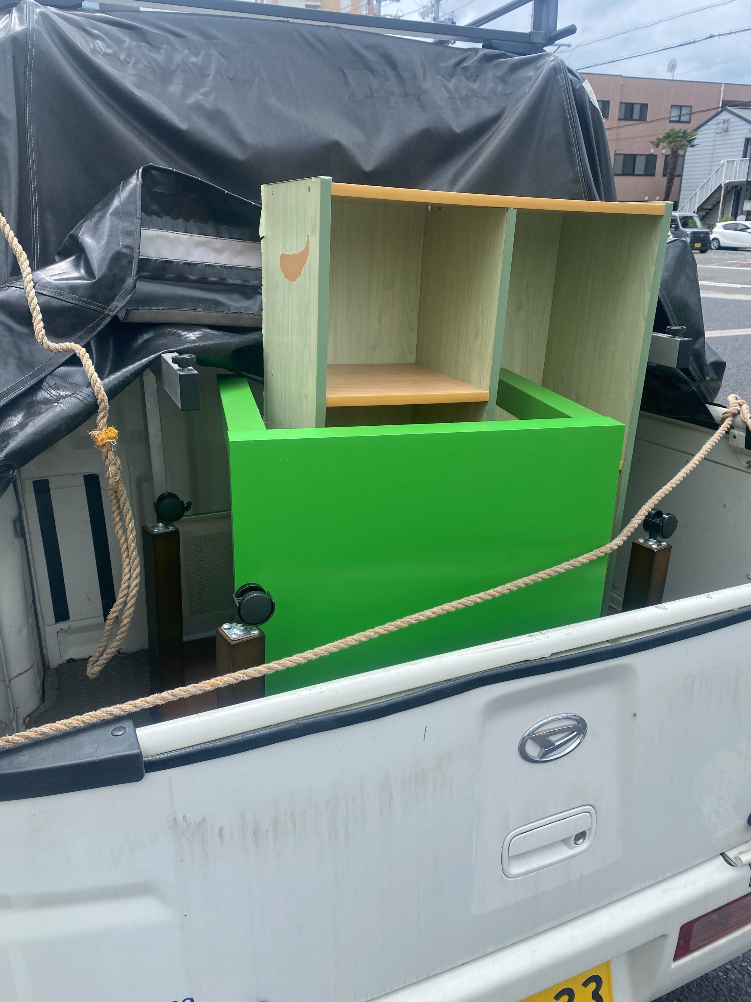 不用品回収の車両